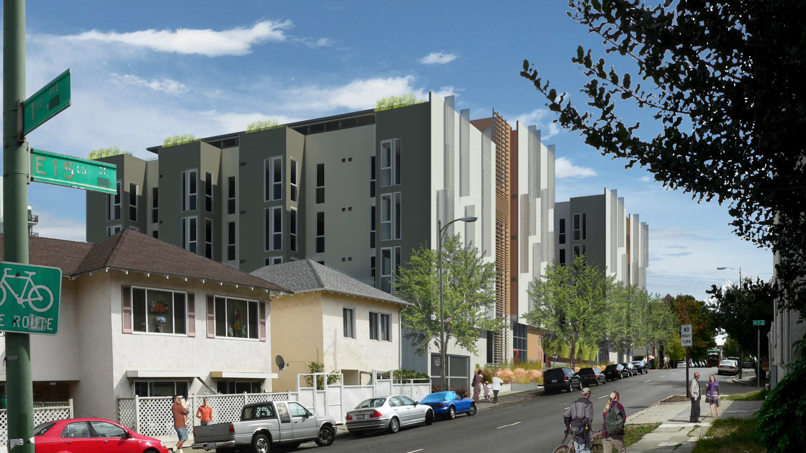 Rendering of Lakeside Senior Apartments