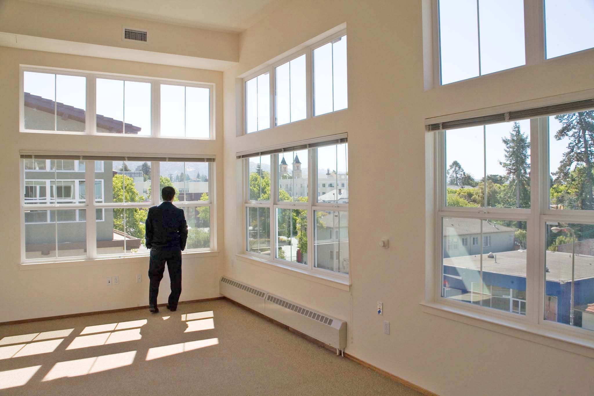 Inside a unit at Helios Corner in Berkeley, CA