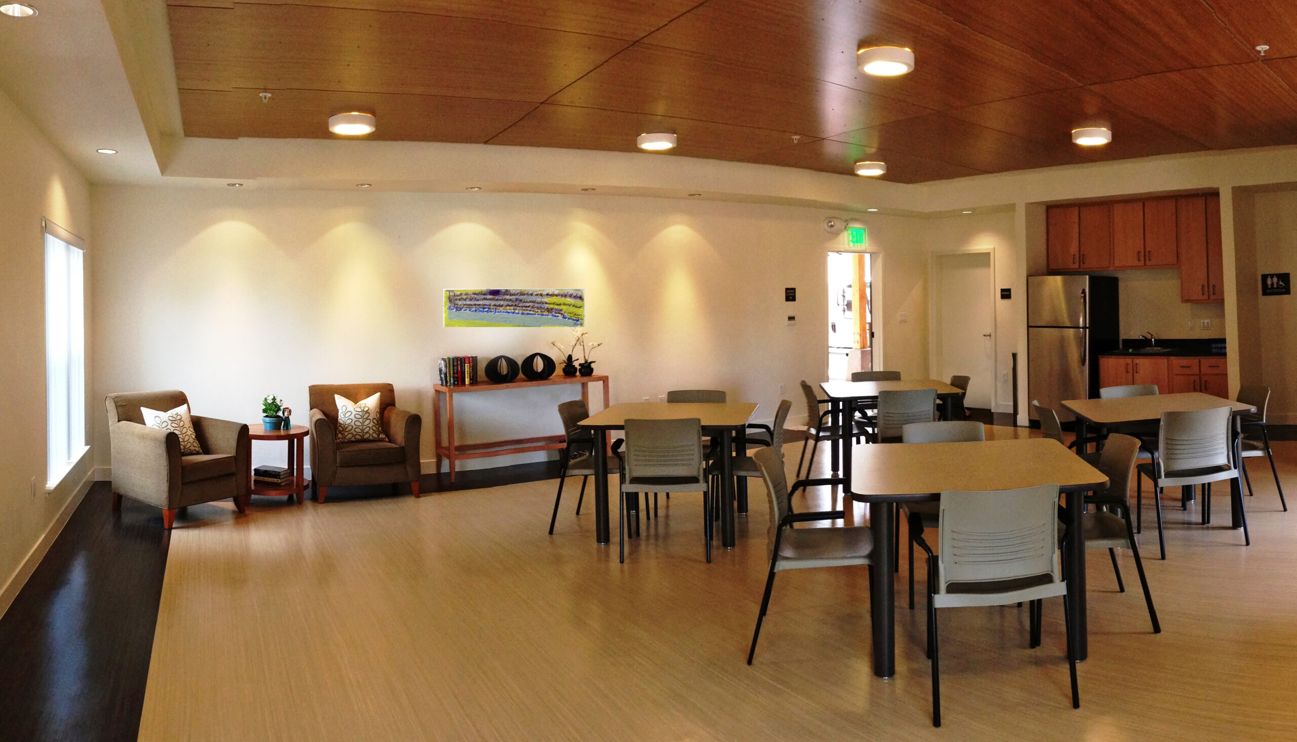 Community room at Jack Capon Villa in Alameda, CA