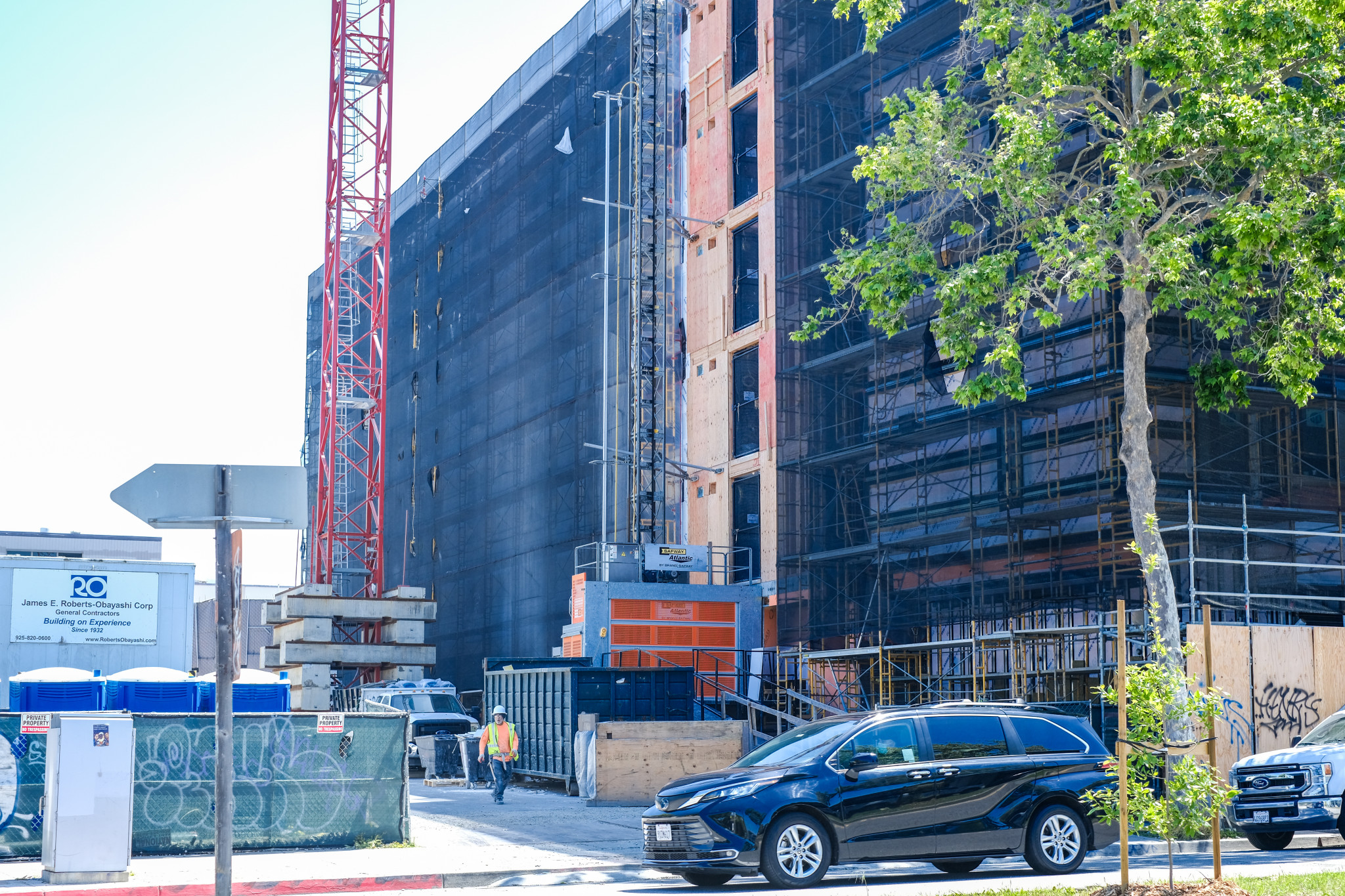 BUSD Teacher Housing construction site