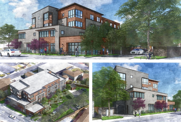 Renderings of 811 San Pablo, the new 33-unit affordable housing complex for Veterans in Pinole.
