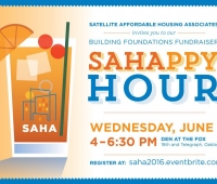 Building Foundations Fundraiser: SAHAppy Hour
