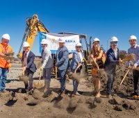 SAHA and the City of Pinole celebrate the groundbreaking of 811 San Pablo.